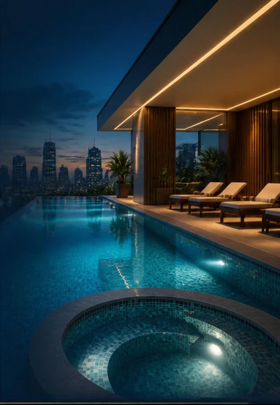 Pool and spa visual from the corporate profile